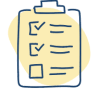 yellow checklist icon